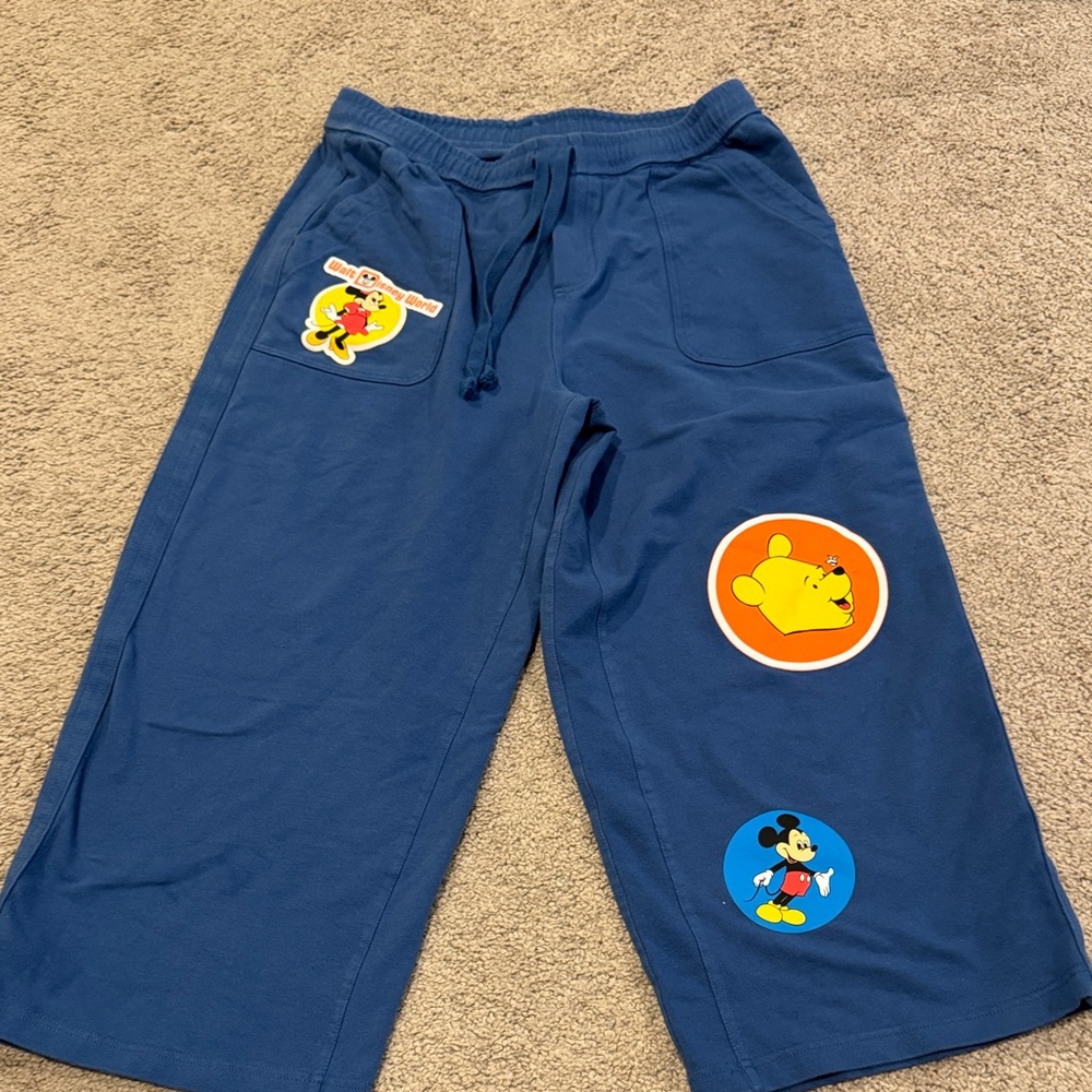 Blue Cartoon Character Pajama Pants